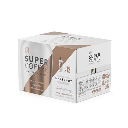 SUPER COFFEE Maple Hazelnut Super Coffee 12 fl. oz., PK12 865891000115